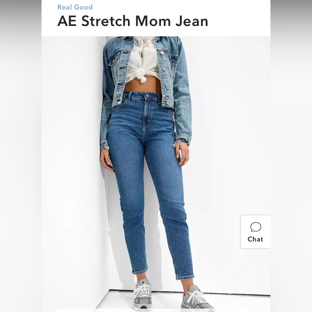 American Eagle (AE) Mom Jeans -stretch women’s size 12